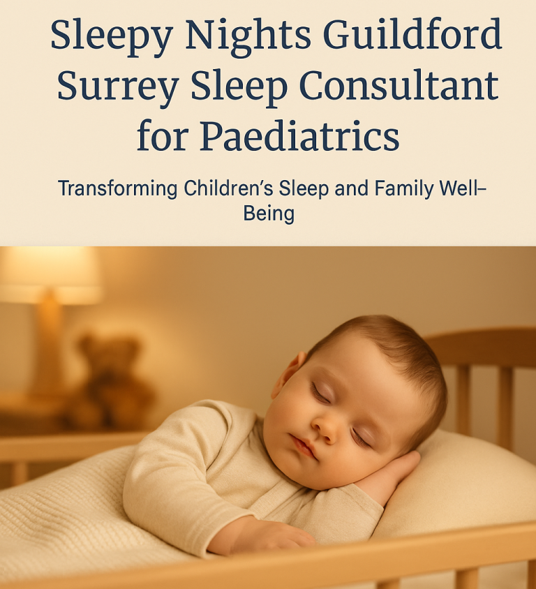 “baby sleeping peacefully after sleep consultant guidance”